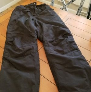 Black snow pants